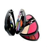 caixa de maquiagem - sombras blushers + + pó facial + gloss